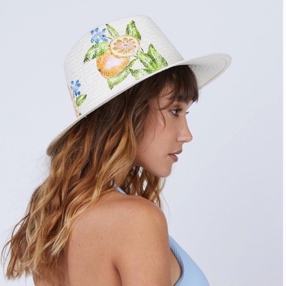 NWT Onia Rosa Panama Hat in Neutral